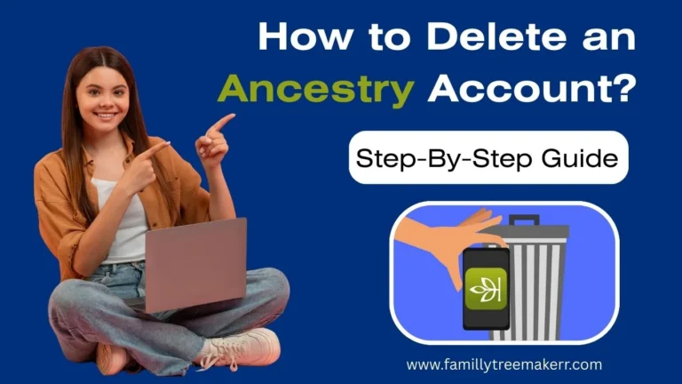 Delete Ancestry Account