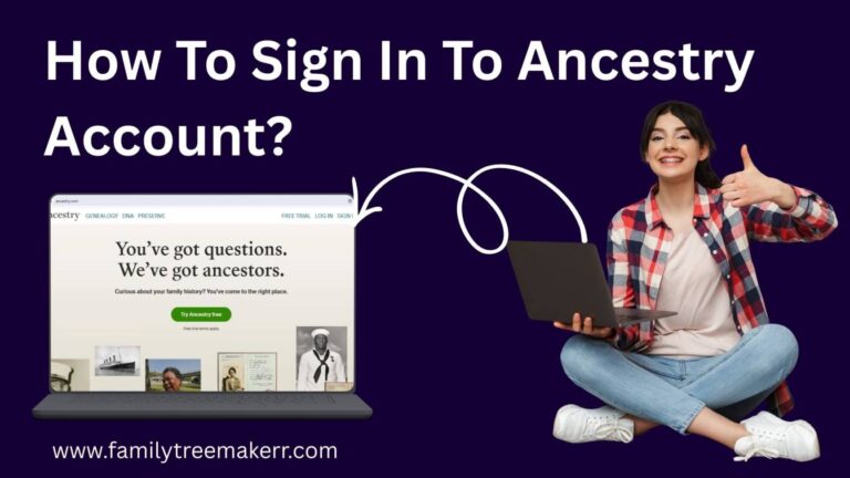 how to sign in to ancestry account